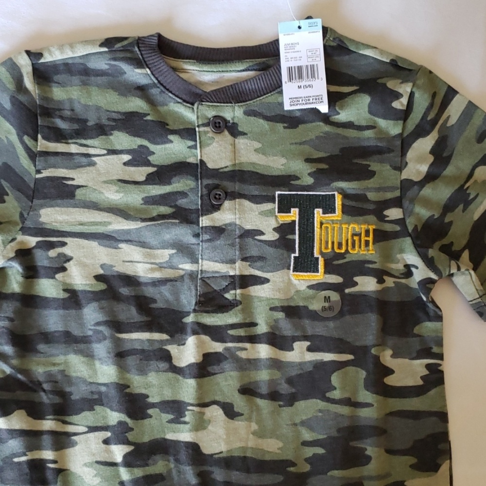 Boys Camo Polo